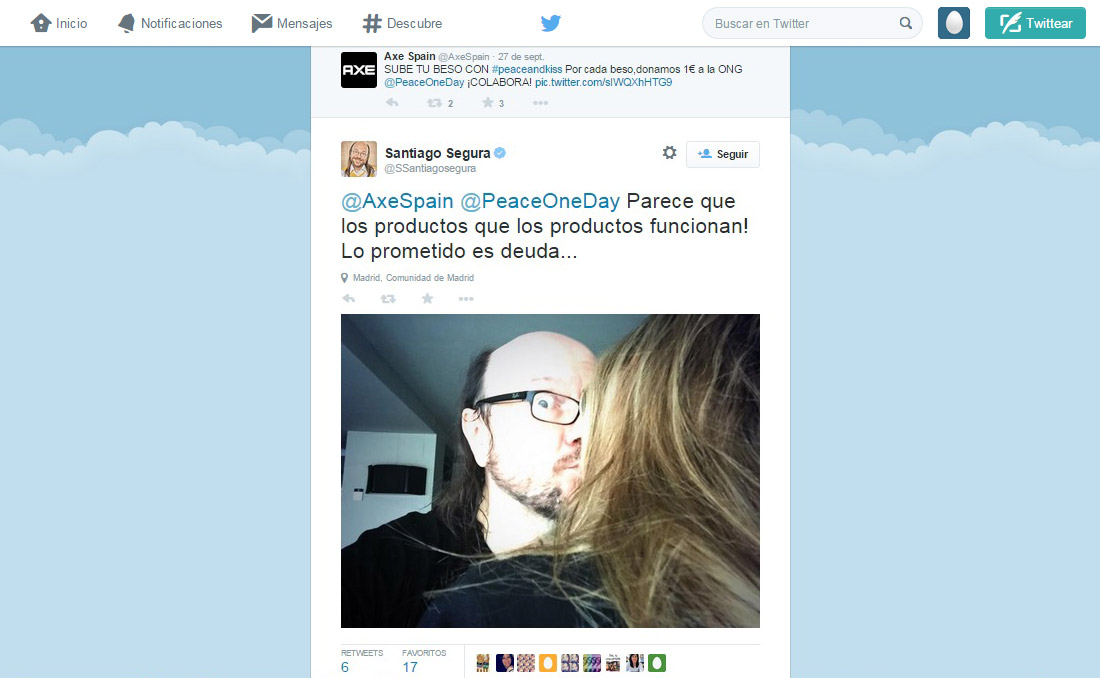Axe Spain Twitter