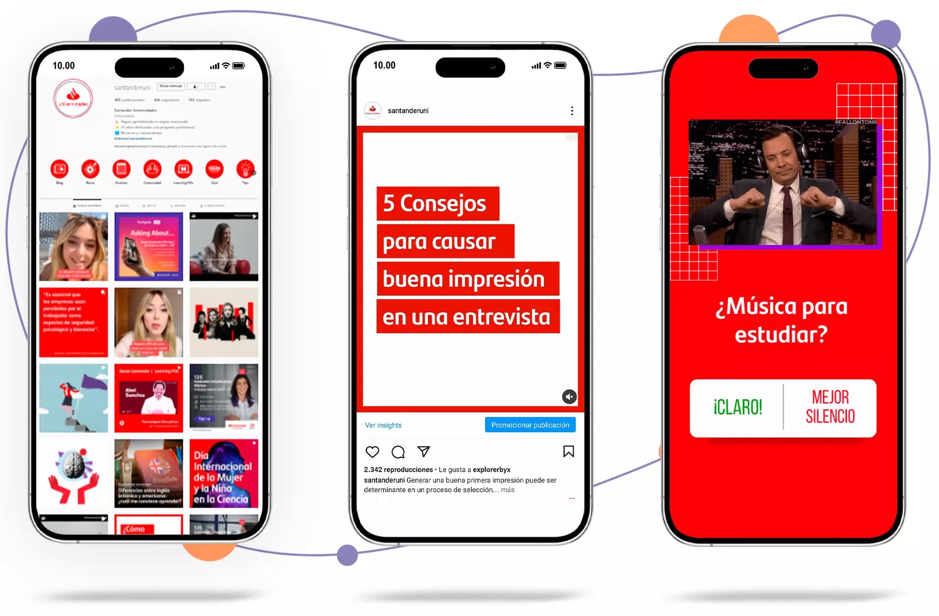 Santander Universidades Social Media Marketing